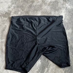 Torrid black swim shorts